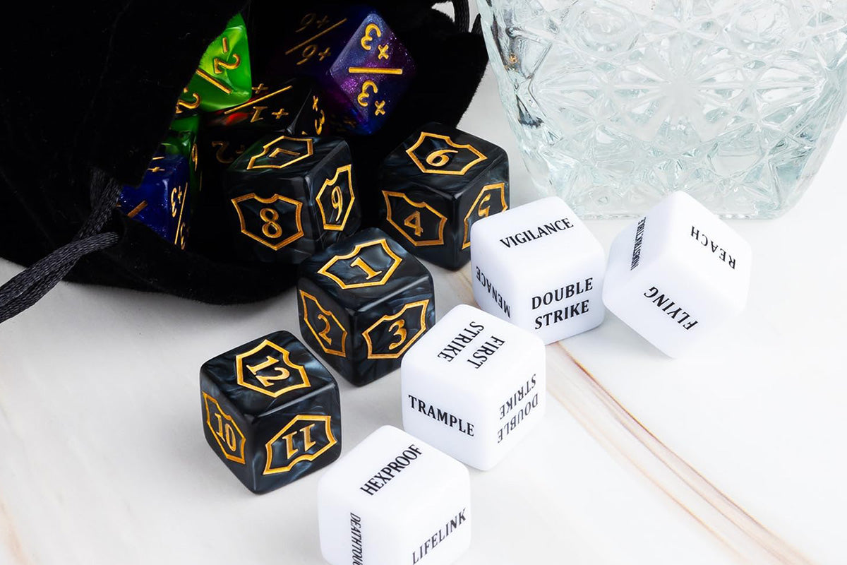 78 Pcs MTG Dice Set Card Game Accessories With Velvet Bag for Teens and Adult
