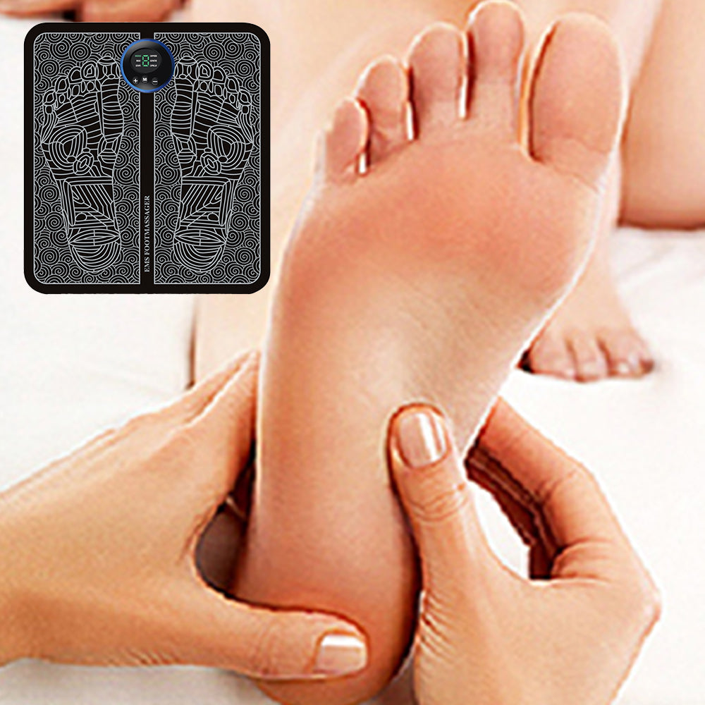 Electric Foot Massager EMS Feet Massage Mat for Pain Foot Relief