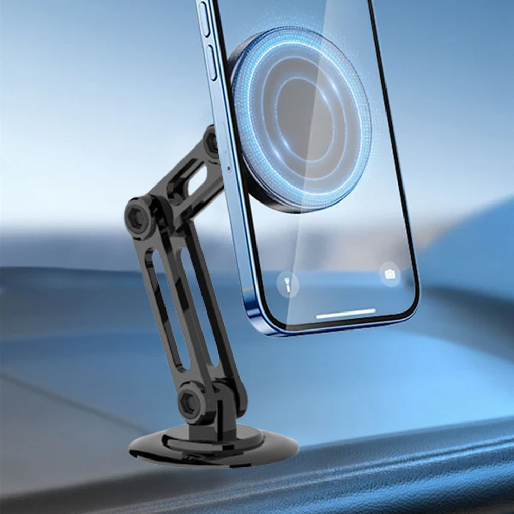 Fit for MagSafe Magnetic Car Mount Long Adjustable Arm Phone Holder