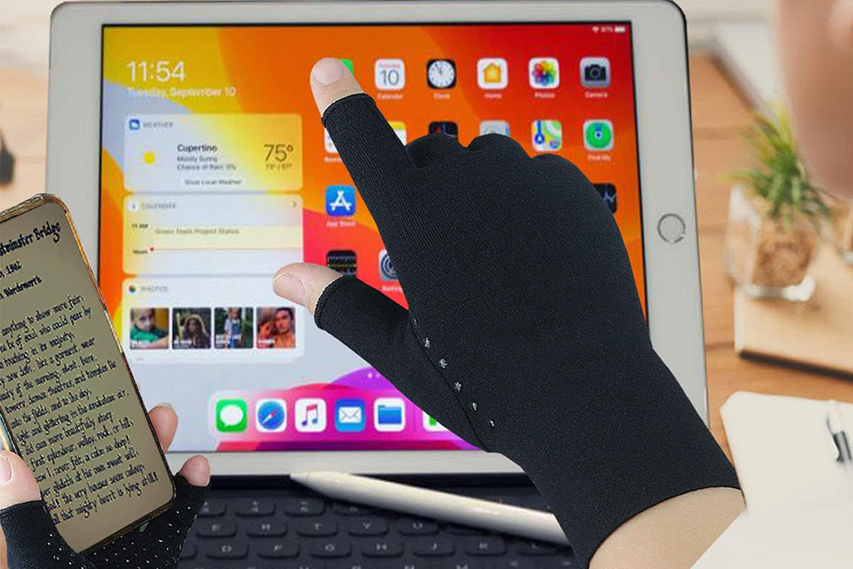 Women Arthritis Compression Gloves Anti-Slip for Hand Pain and Osteoarthritis