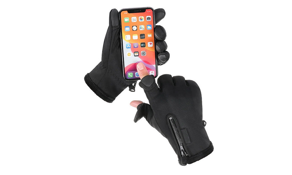USB Heated Touchscreen Gloves Electric Warming Gloves for Winter Outdoor Activities