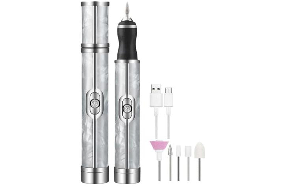 Electric Toe Nail Grinder Set for Thick Toenails Professional Pedicure Manicure