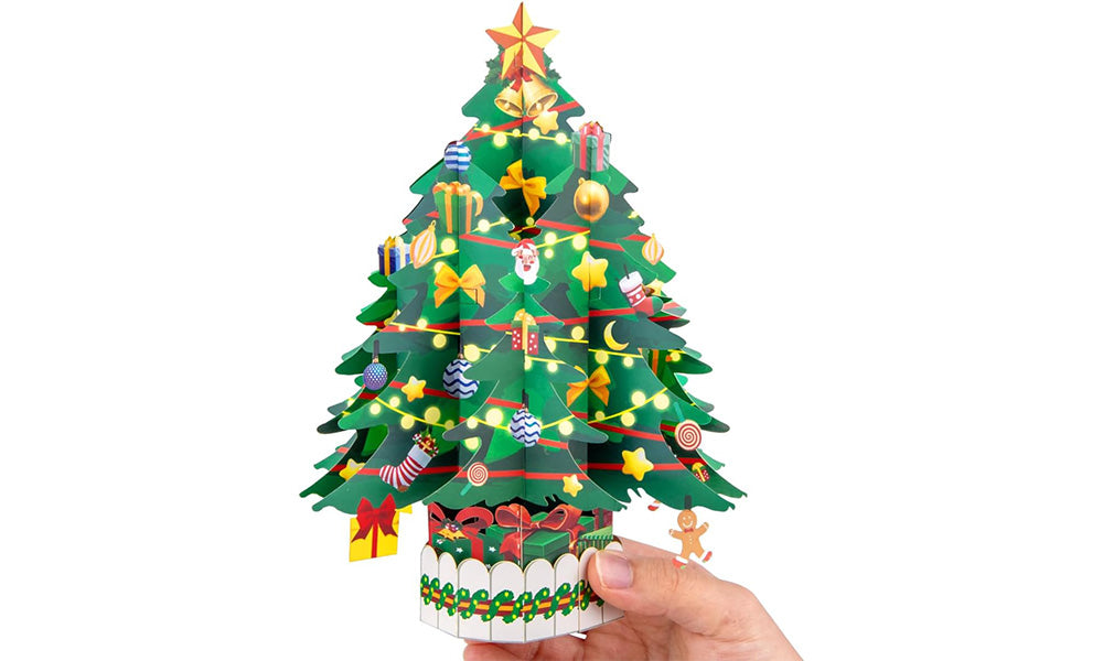 Creative 3D Christmas Greeting Card Tabletop Display
