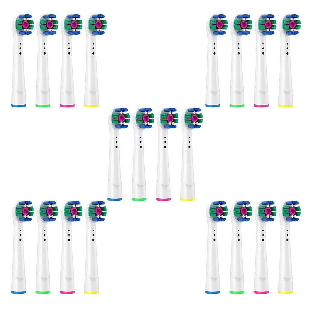 20Pcs Replacement Brush Heads Electric Toothbrush Heads for OralB D100 D3709 D12