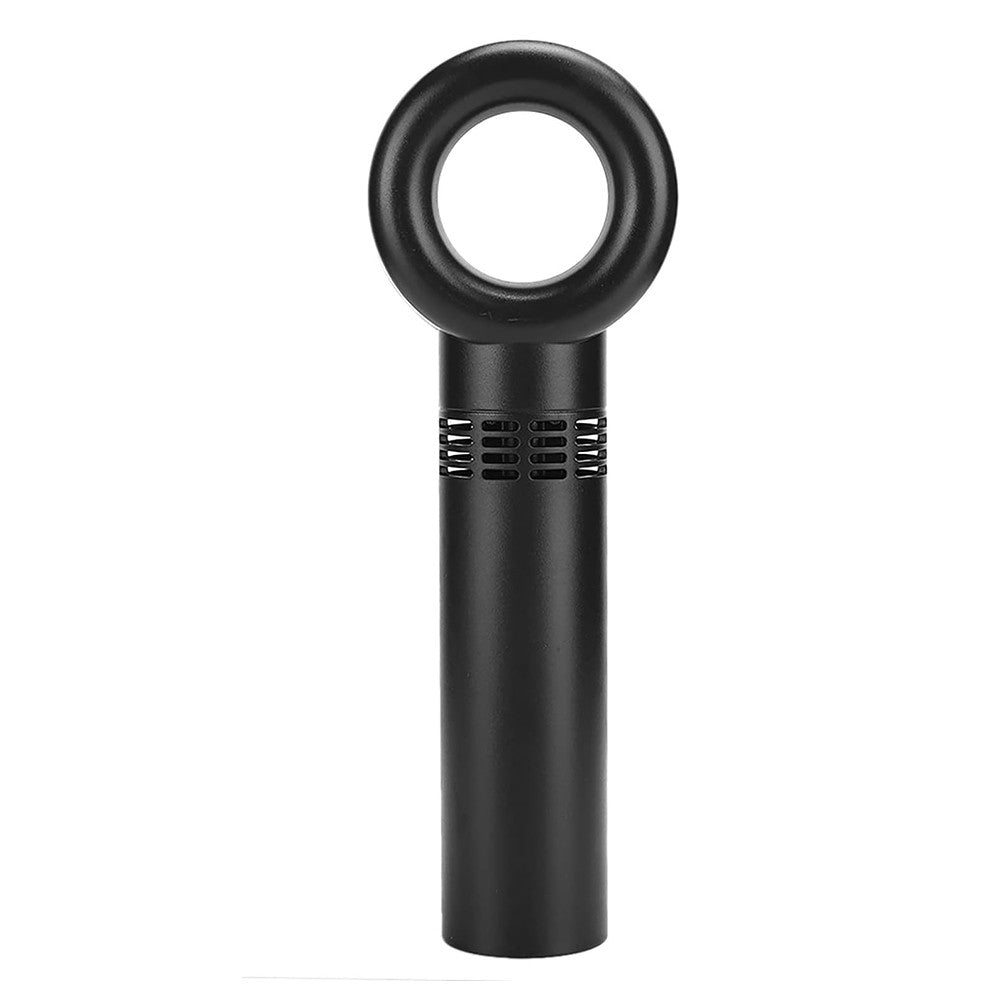 Portable Handheld Fan USB Rechargeable Bladeless Fan - Black