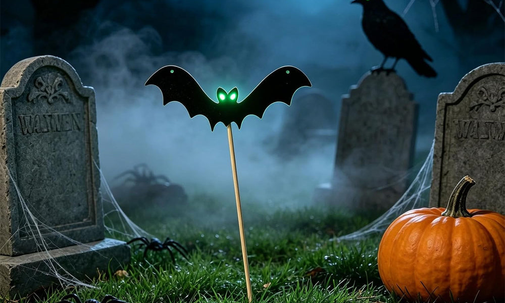 6/12 PCS Halloween Bat Garden Stakes