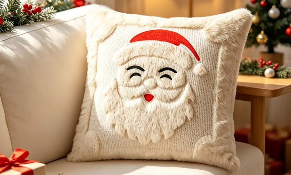 2 PCS Christmas Sofa Bedroom Cushion Pillow Covers