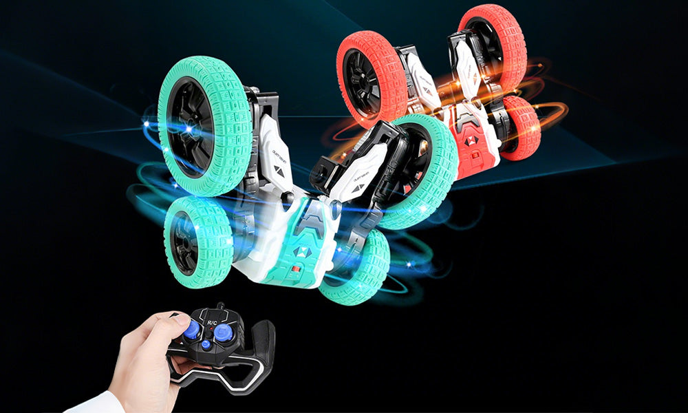 2.4G RC Stunt Car 360 Degree Remote Control Toy Car with LED Lights