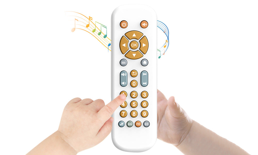 Kids Learning Remote Control Toy with Music and Lights