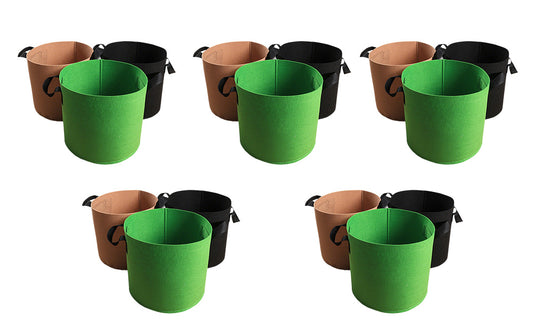 5 PCS Non-Woven Fabric Plant Grow Bags Garden Planter