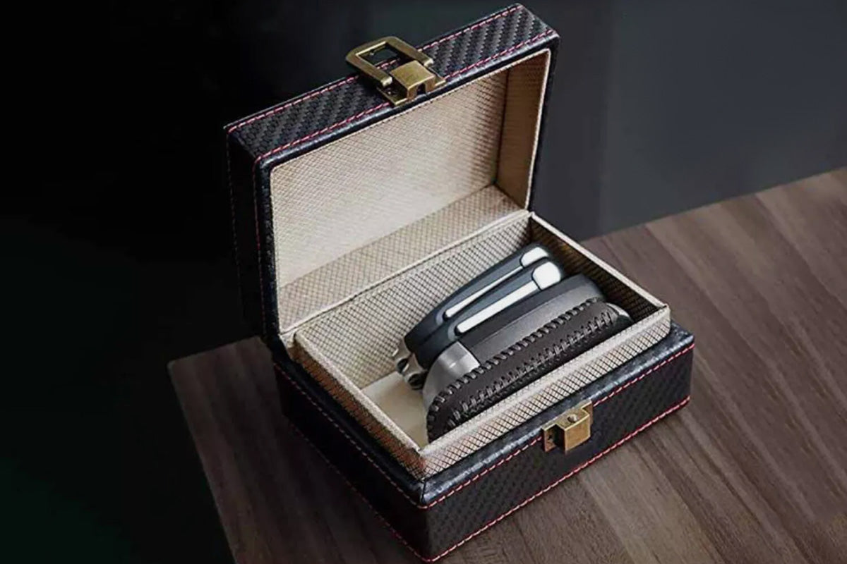 RFID Blocking Box and 2Pcs Car Key Bags Set Anti Theft RFID Security Kit