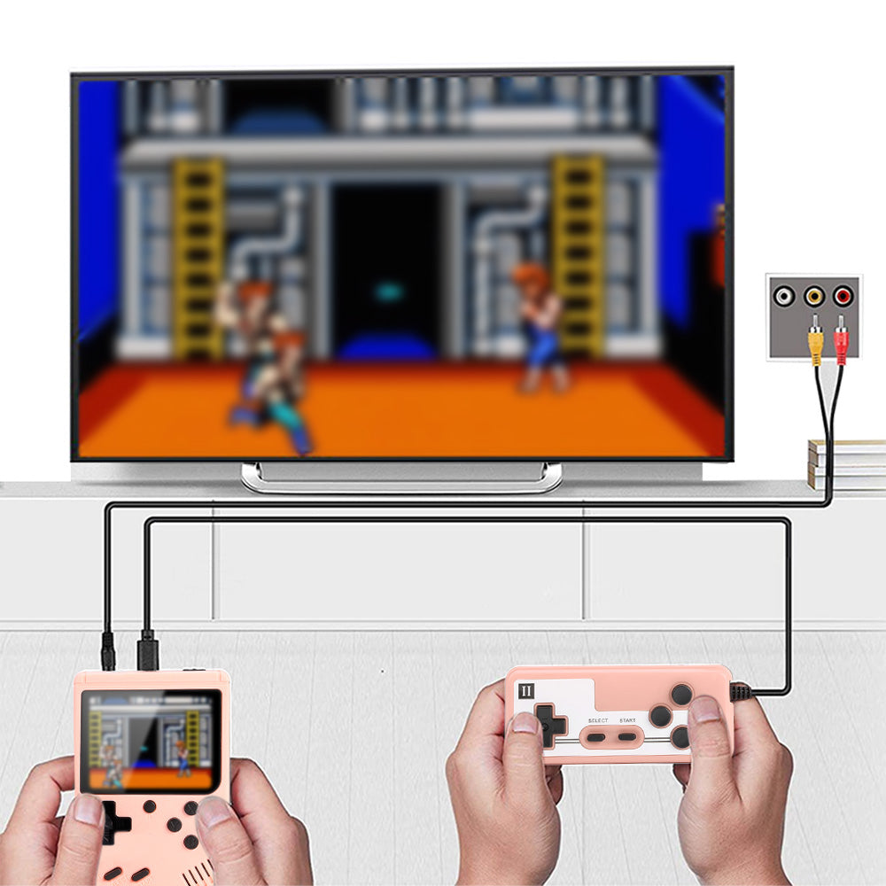 Built-in 500 Classic Games Gameboy 2-Player Mode Handheld Retro Video Game Console Kids Gifts