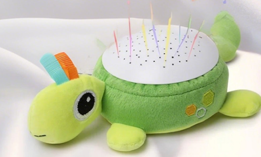 Kids Projection Night Light Soothing Music Plush Toy for Sleep