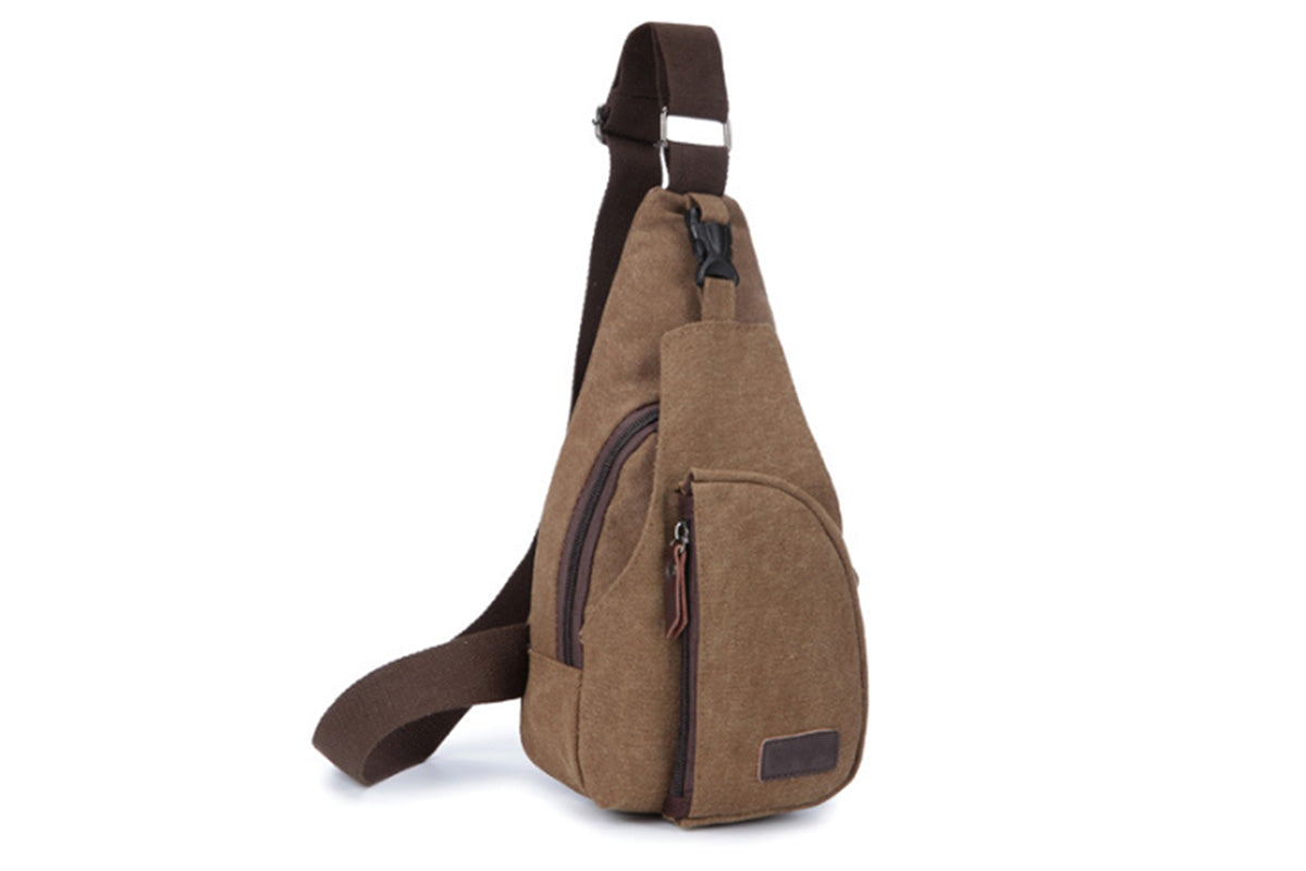 Men's Crossbody Bag Chest Sling Bag for Travel Hiking