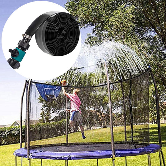 15m Summer Trampoline Sprinkler Garden Spray Hose Water Sprinkler