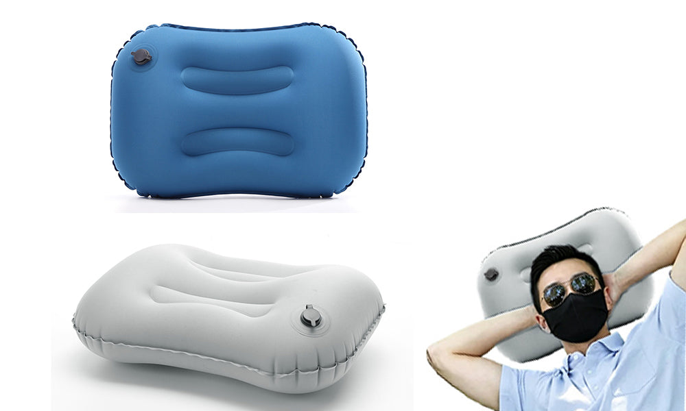2Pcs Inflatable Travel Pillows Neck Pillows
