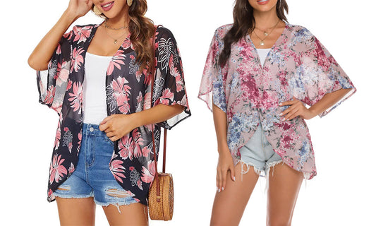 Summer Chiffon Kimono Cardigan