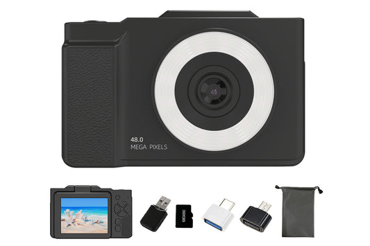 16X Zoom Digital Camera 180 Degree Flip Screen Autofocus Video Camera with 32G Memory Card