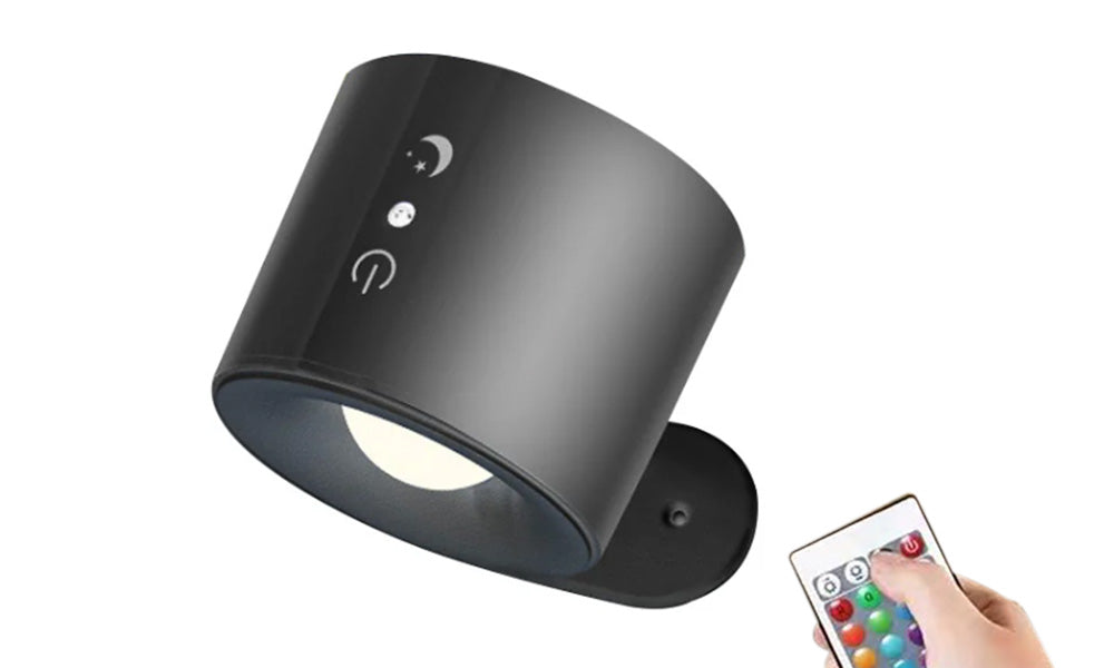 Rechargeable LED Spotlight Wireless Wall Lamp with Remote Control