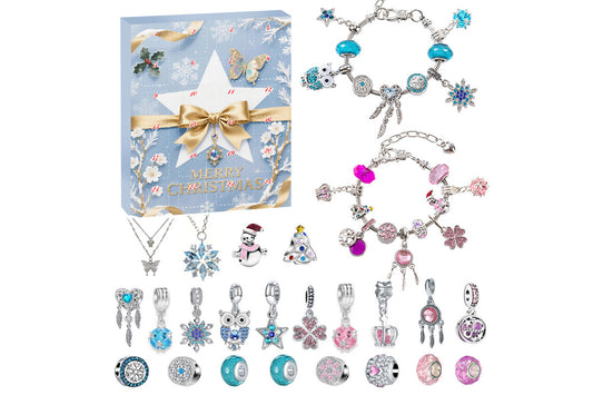 DIY Charm Bracelet Blind Box Jewelry Making Kit Holiday Birthday Gift for Kids Girls Teens