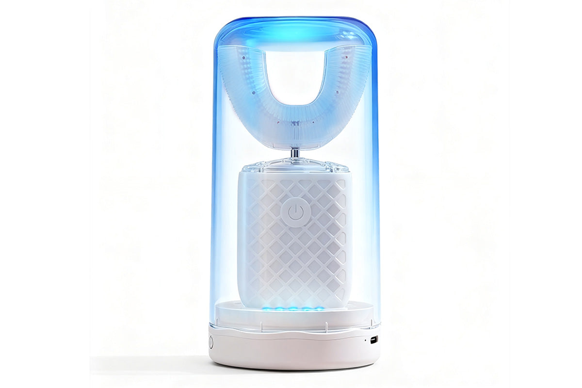 U-Shaped Automatic Electric Toothbrush with Sanitizing Cup