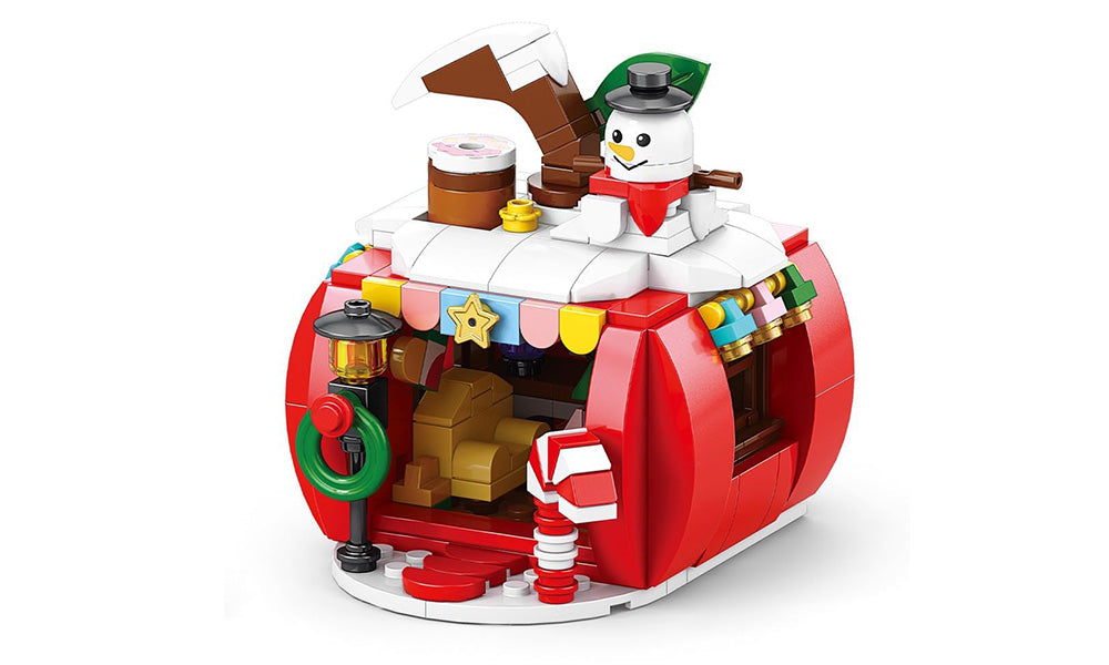 Christmas Building Brick Assembly Toy Gift and Festive Decoration