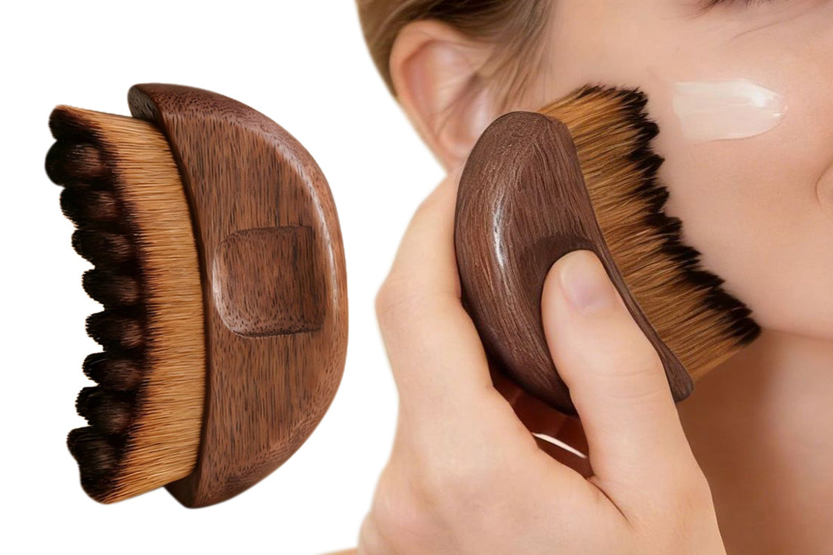 1/2PCS Facial Massage Brush Gua Sha Tool for Face Sculpting