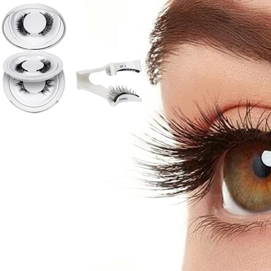 2 Pairs Reusable Magnetic Eyelashes with Tweezers