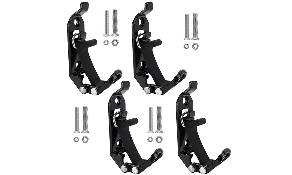 2/4Pcs Shovel Axe Holders Clamp for Roof Rack Boat Wall