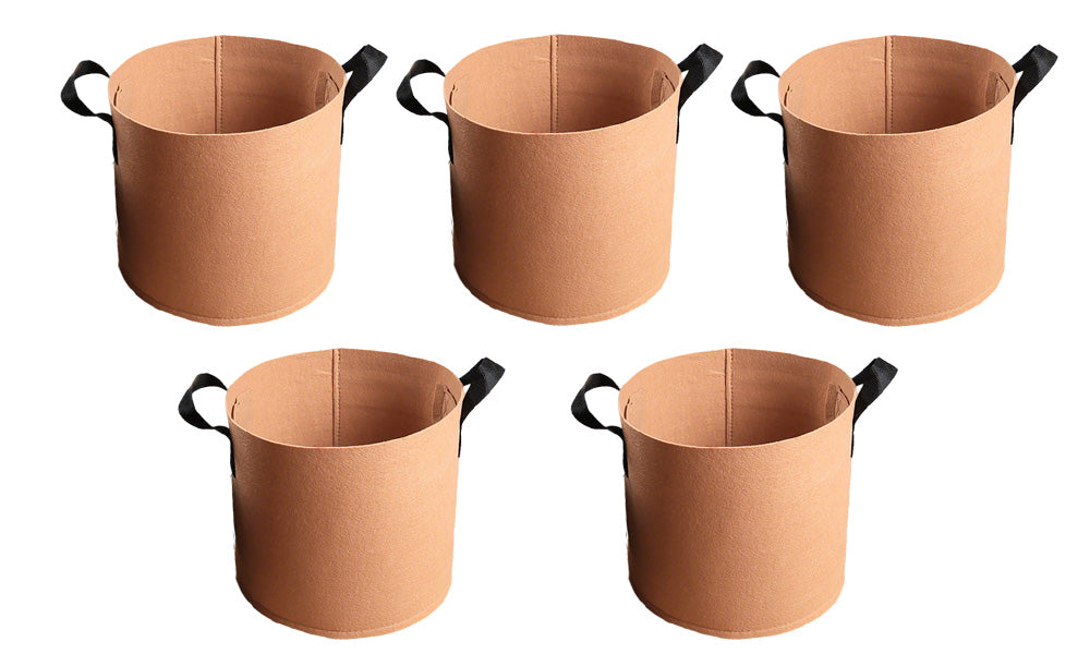 5 PCS Non-Woven Fabric Plant Grow Bags Garden Planter