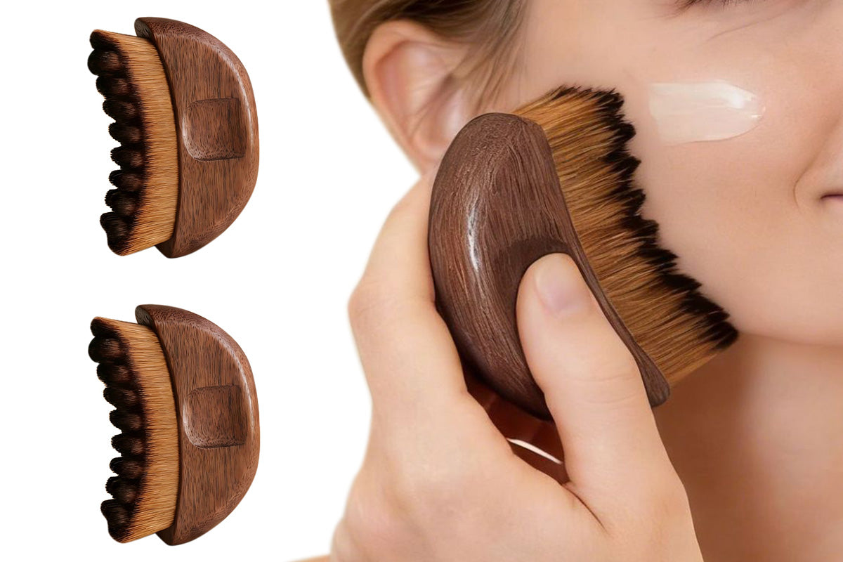 1/2PCS Facial Massage Brush Gua Sha Tool for Face Sculpting