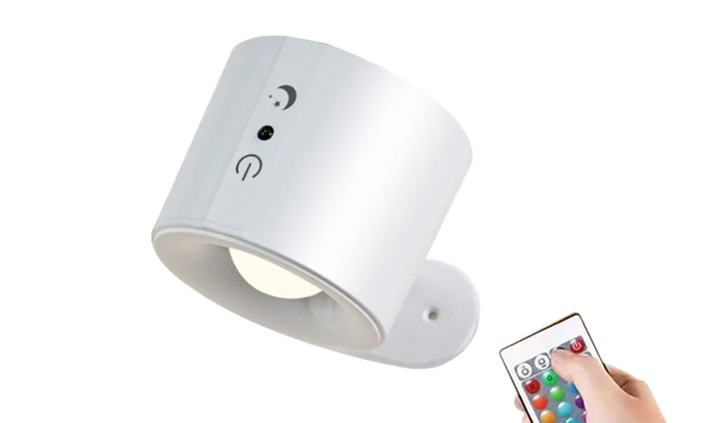 Rechargeable LED Spotlight Wireless Wall Lamp with Remote Control