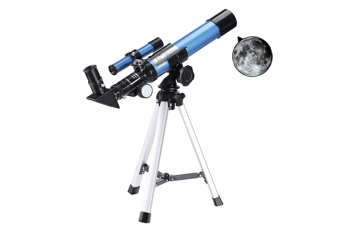 32X Magnification Astronomical Telescope Portable GPS Syncs Telescope with Tripod for Little Astronomy Beginners