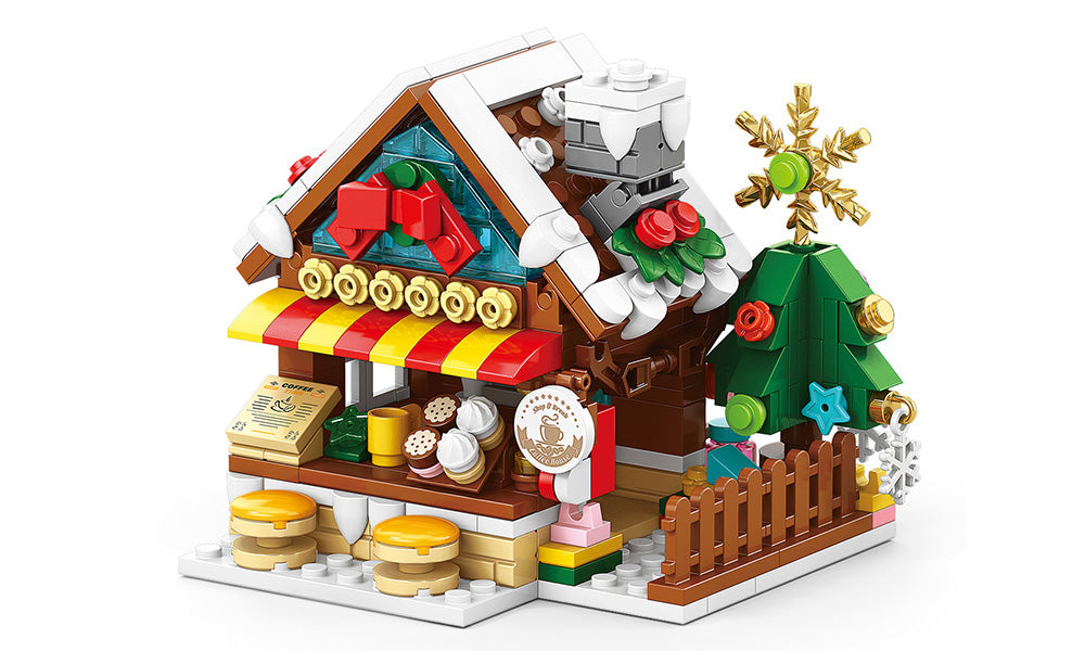 Christmas Building Brick Assembly Toy Gift and Festive Decoration
