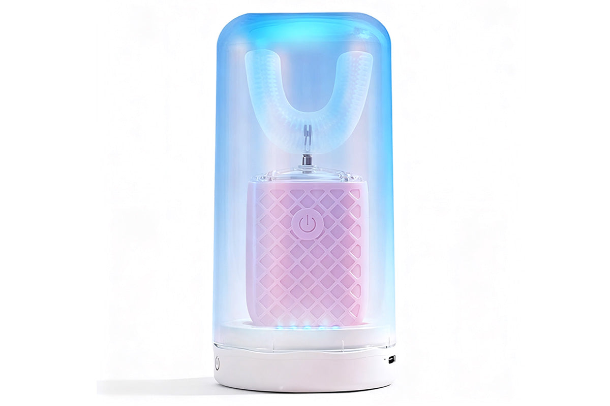 U-Shaped Automatic Electric Toothbrush with Sanitizing Cup