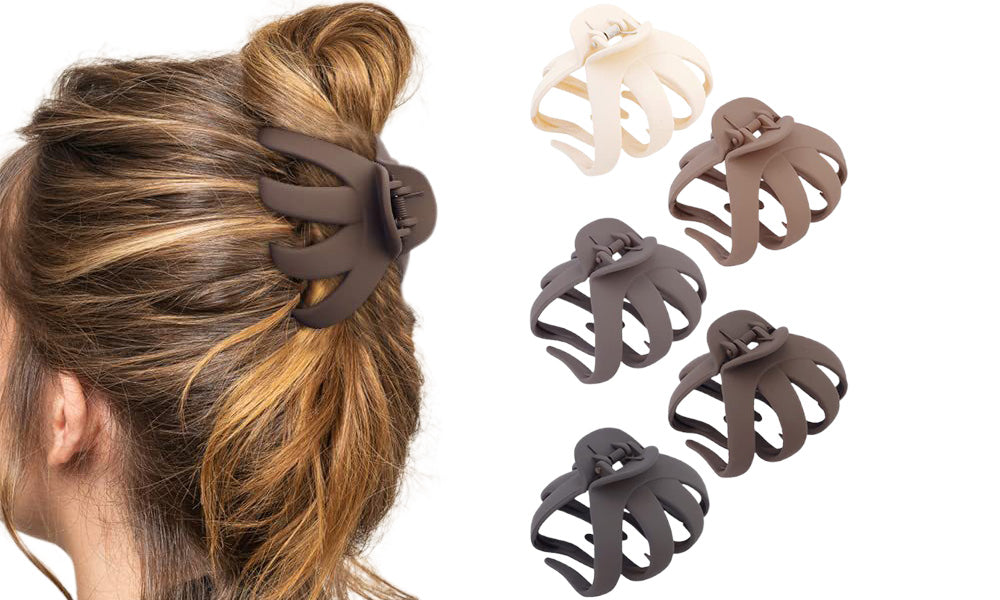 Octopus Claw Hair Clip for Back Bun and Updo Hairstyles