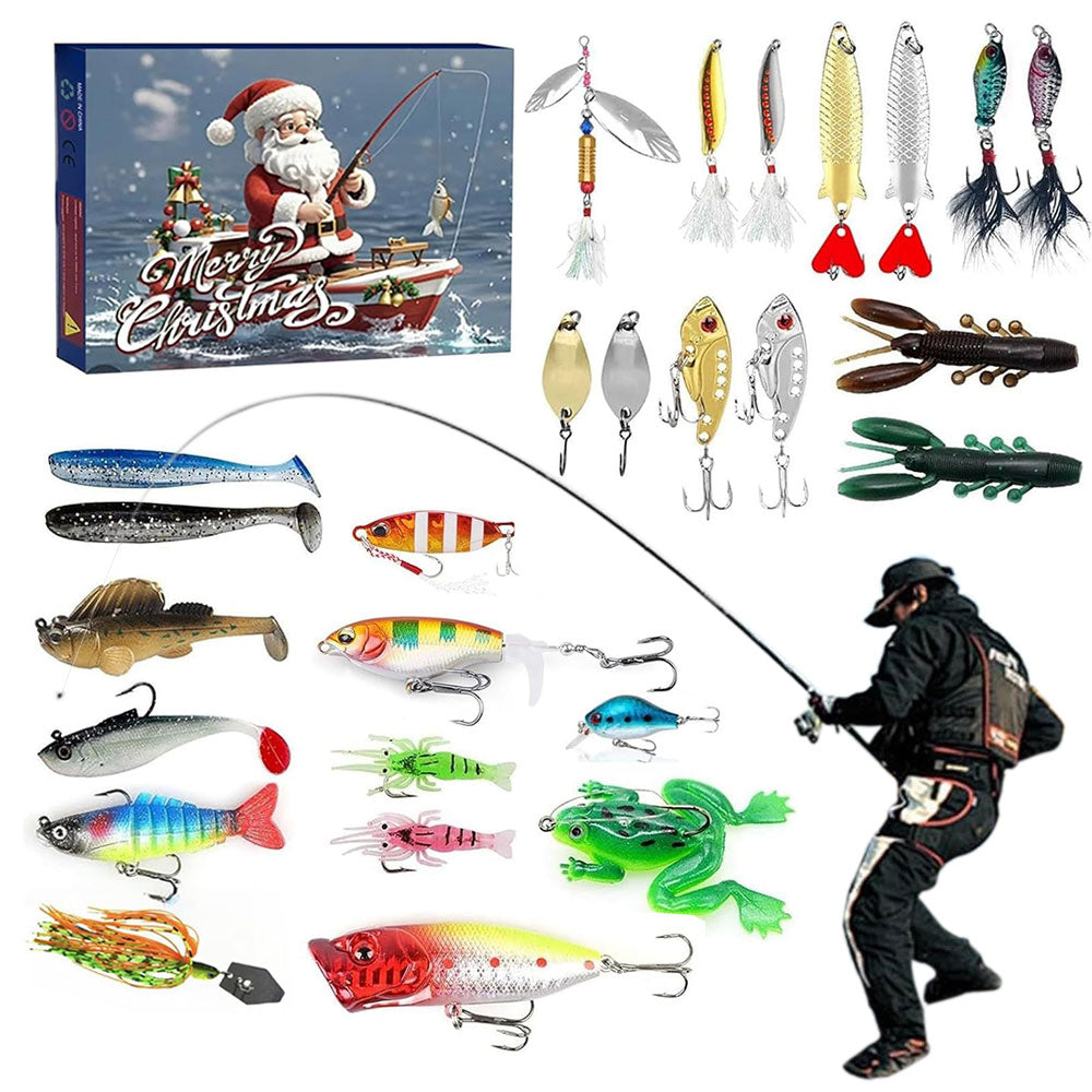 Fishing Lures Christmas Advent Calendar