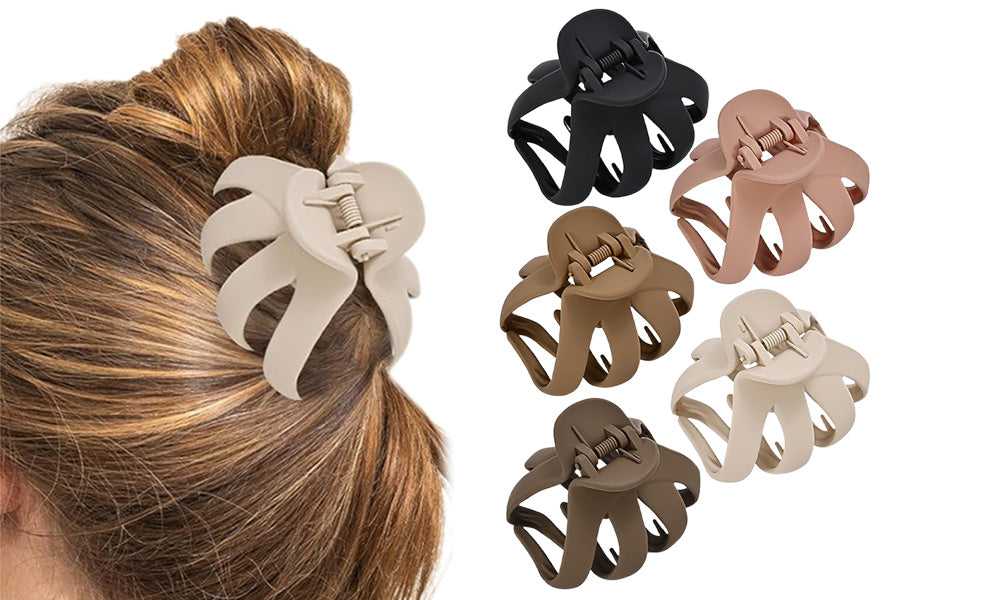 Octopus Claw Hair Clip for Back Bun and Updo Hairstyles