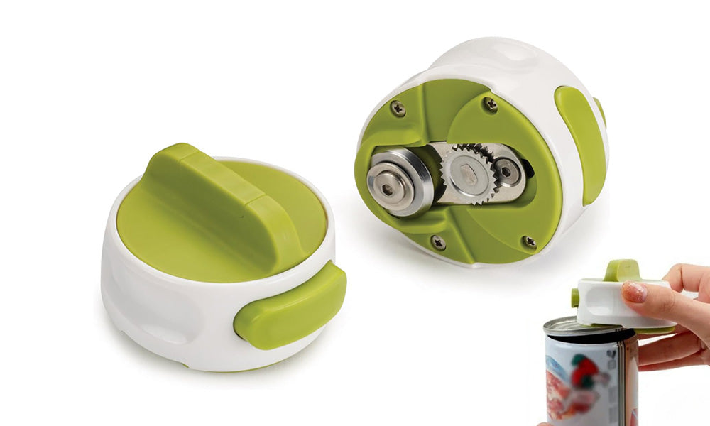 2 PCS Manual Can Openers with Oversized Nonslip Knob
