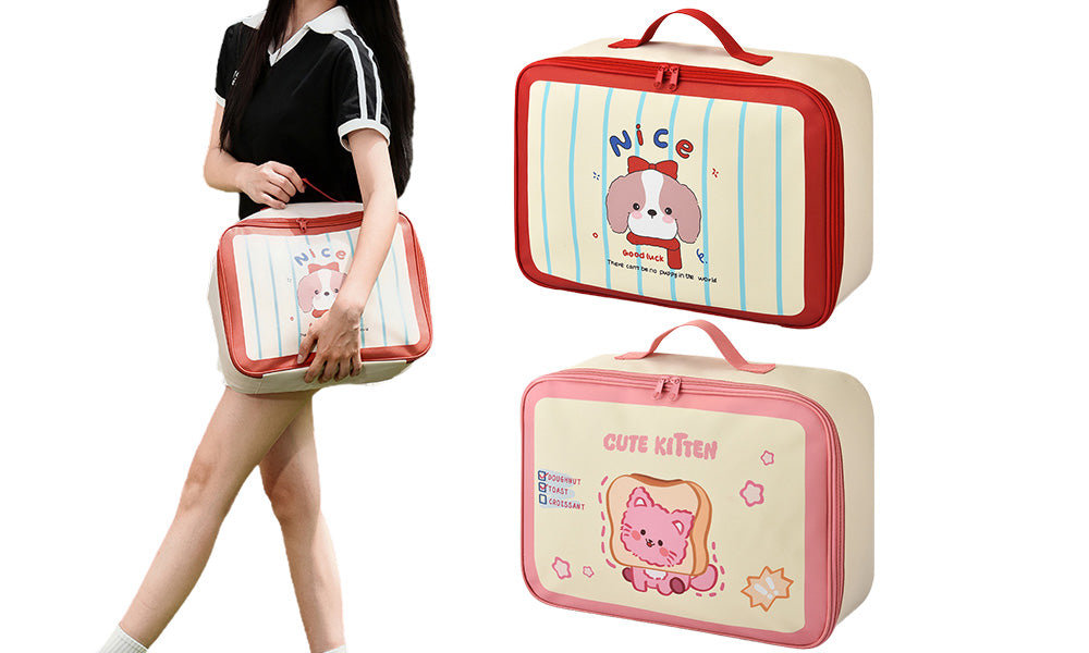 Lightweight Travel Organizer Bag with Multiple Compartments for Efficient Packing