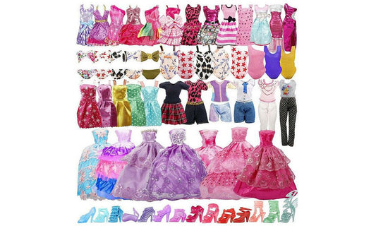 35-Piece Doll Clothes and Accessories Set for 11.5-Inch Dolls