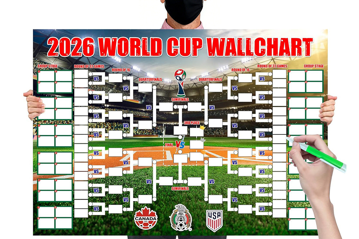 2026 World Cup Backdrop Banner Soccer Party Decoration Fabric Background for Football Theme Event