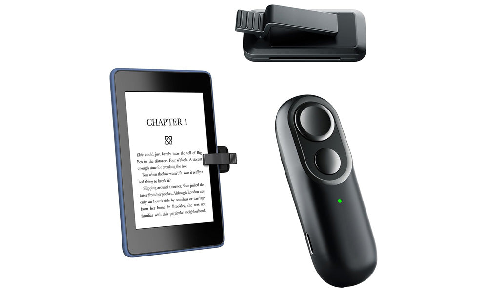 Wireless Page Turner Remote for Kindle Paperwhite Hands-Free Reading