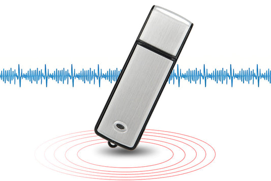 8GB Voice Recorder USB Drive with Voice Activated Recording for Meetings Lectures