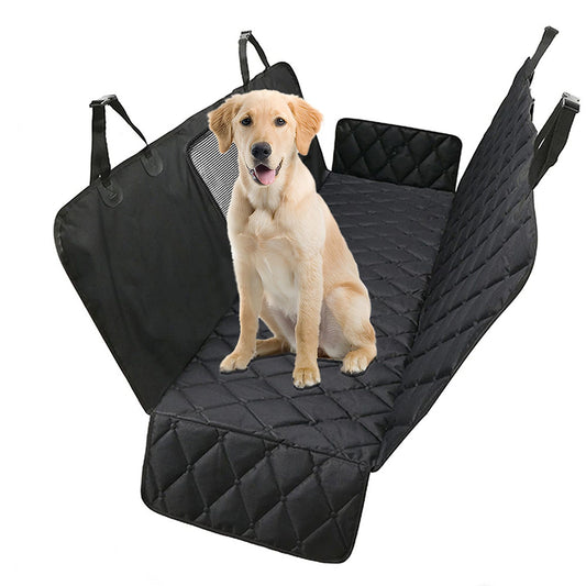 Pet Car Back Seat Protector with Mesh Window