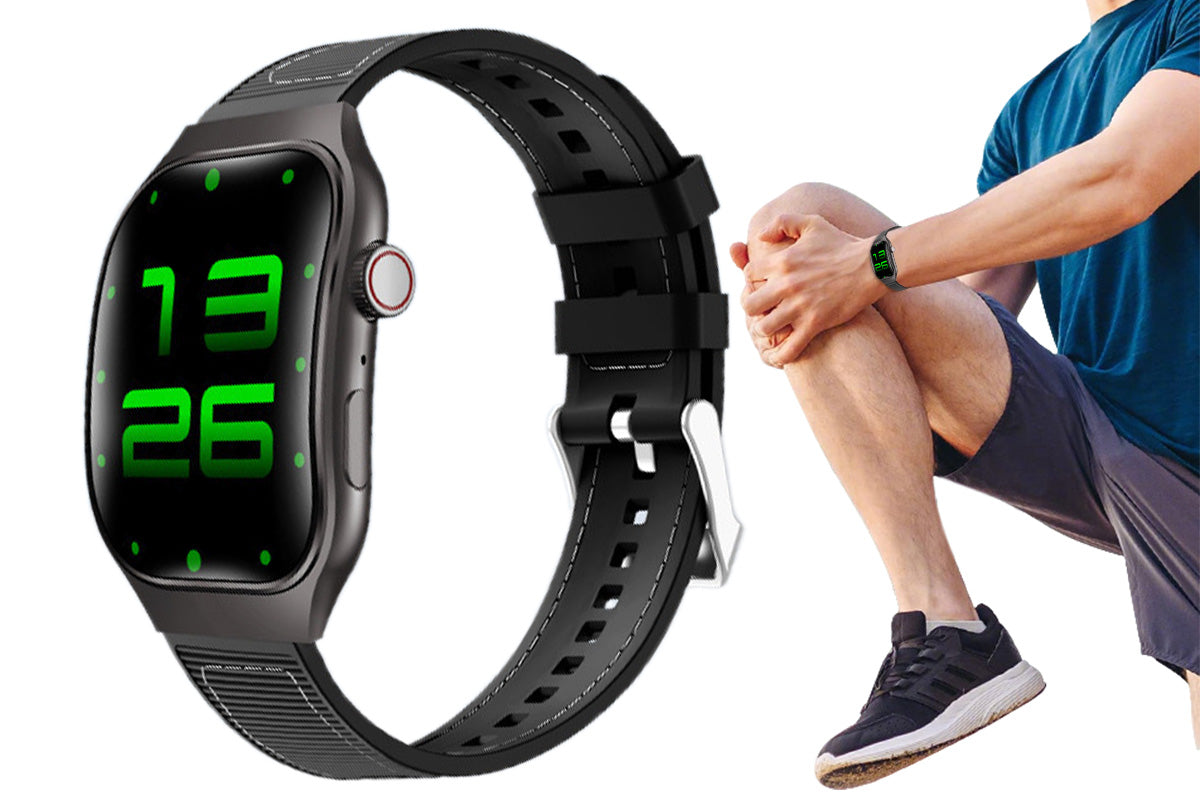 H7 Smart Watch Square Dial Fitness Tracker Bluetooth Smartwatch Sleep Monitor