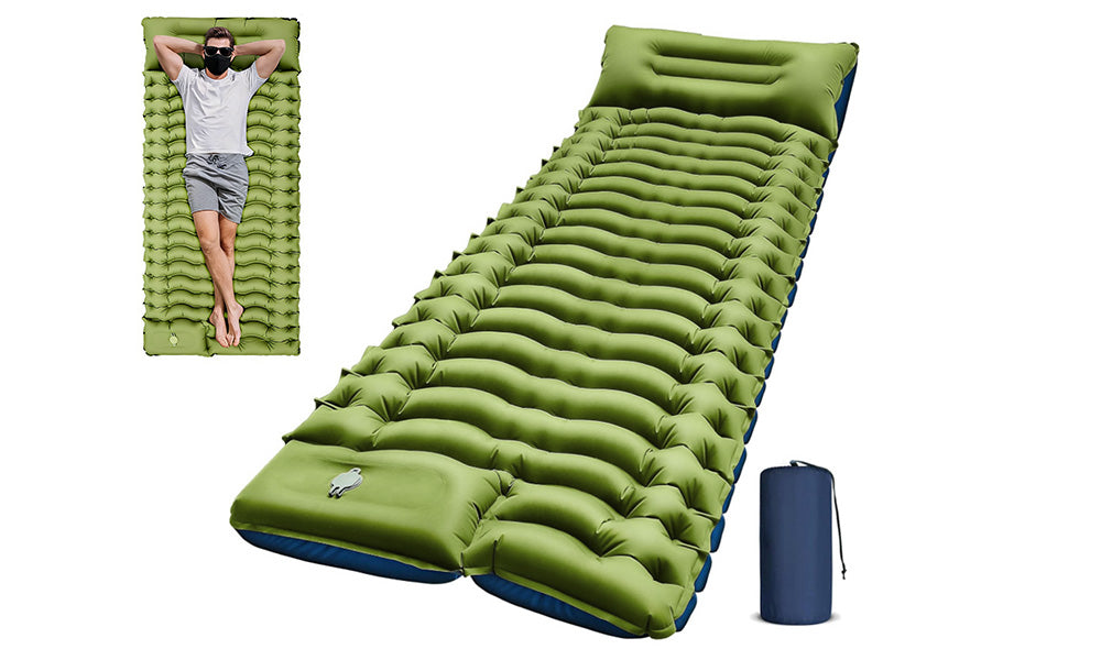 Inflatable Camping Sleeping Pad Waterproof Outdoor Travel Mat