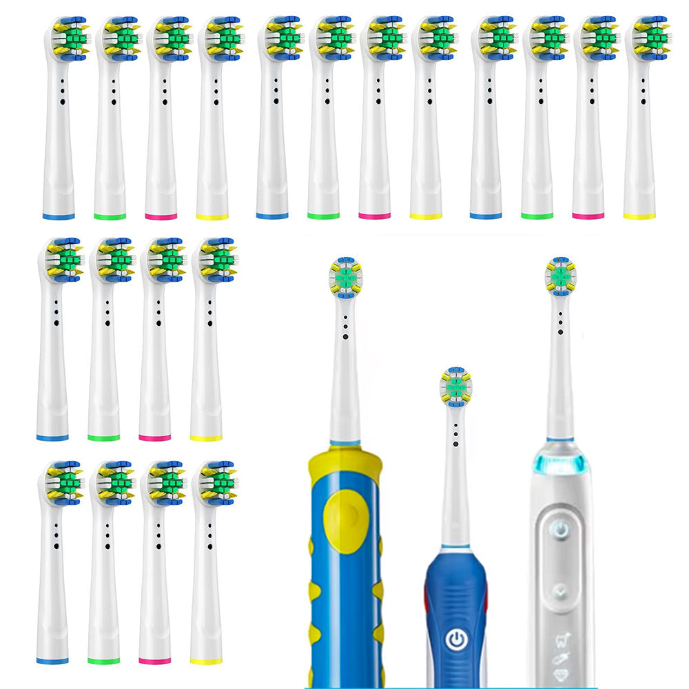 20Pcs Replacement Brush Heads Electric Toothbrush Heads for OralB D100 D3709 D12