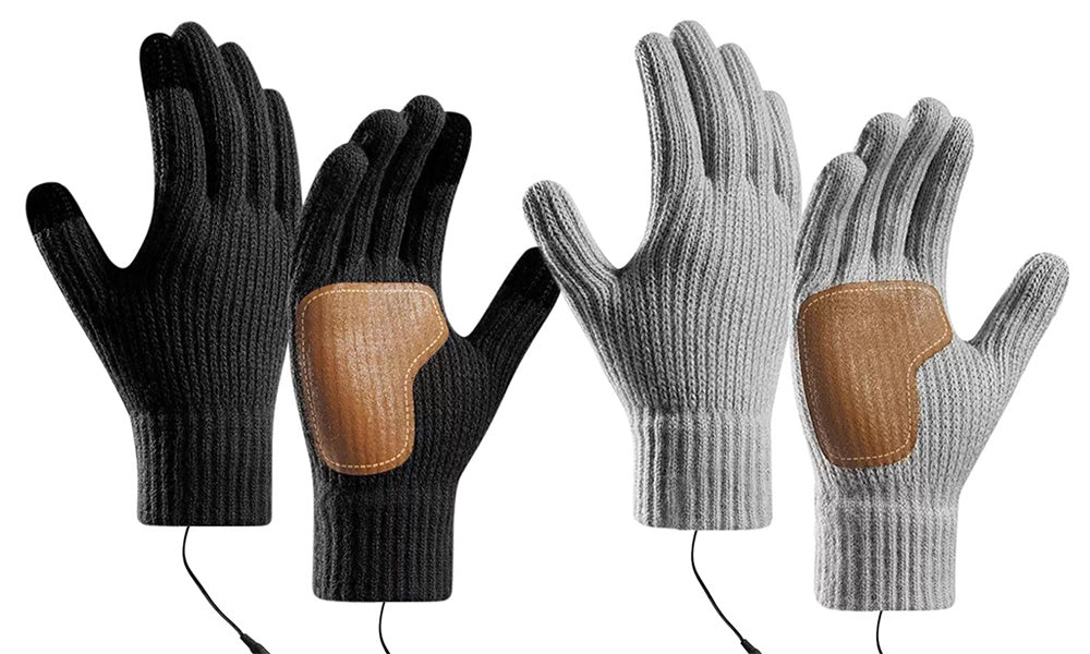 USB Heated Touchscreen Gloves for Winter