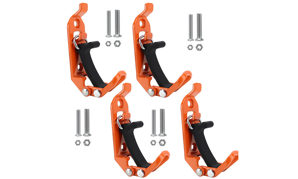 2/4Pcs Shovel Axe Holders Clamp for Roof Rack Boat Wall